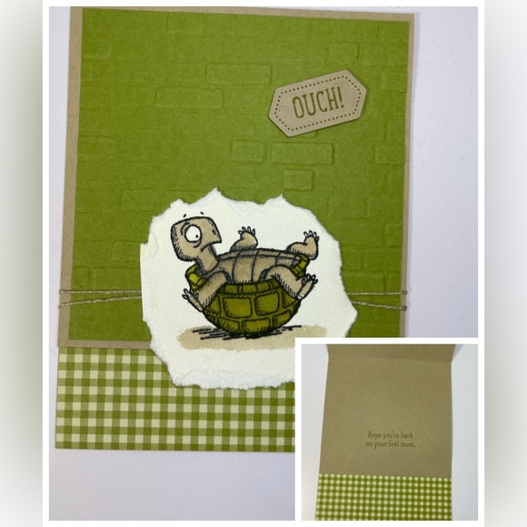 10 Handmade Get Well/Sympathy/Encouraging Stampin Up! Cards, NEW - Picture 7 of 11